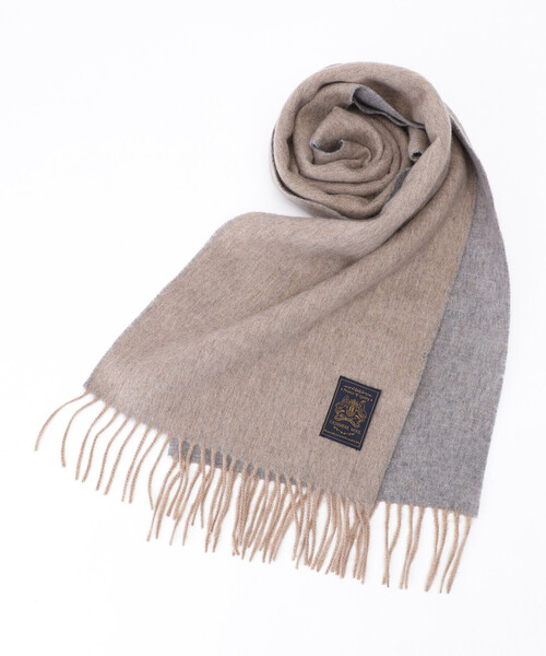 COMME CA ISM（コムサイズム）の「ウール・カシミヤ リバーシブルマフラー（マフラー・メンズ・ブラック/ベージュ/ネイビー・FREE）」の6枚目の写真