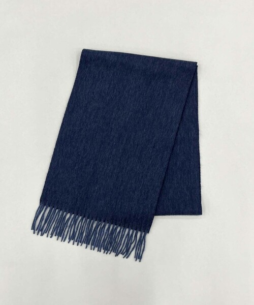 COMME CA ISM（コムサイズム）の「ウール・カシミヤ リバーシブルマフラー（マフラー・メンズ・ブラック/ベージュ/ネイビー・FREE）」の8枚目の写真