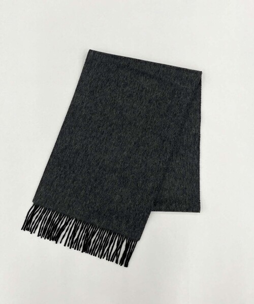 COMME CA ISM（コムサイズム）の「ウール・カシミヤ リバーシブルマフラー（マフラー・メンズ・ブラック/ベージュ/ネイビー・FREE）」の9枚目の写真