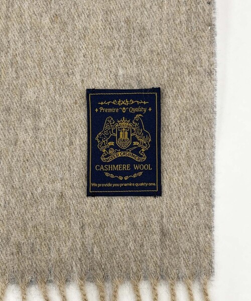 COMME CA ISM（コムサイズム）の「ウール・カシミヤ リバーシブルマフラー（マフラー・メンズ・ブラック/ベージュ/ネイビー・FREE）」の11枚目の写真