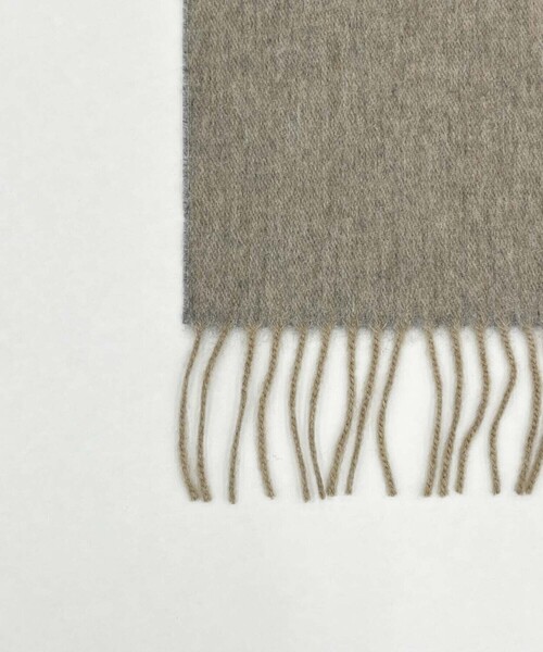 COMME CA ISM（コムサイズム）の「ウール・カシミヤ リバーシブルマフラー（マフラー・メンズ・ブラック/ベージュ/ネイビー・FREE）」の12枚目の写真