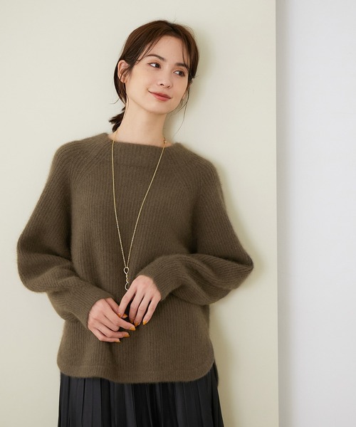 セール Rope ロペ のニット セーター ニット セーター トップス ラクーンウールボトルネックニット ニット セーター Rope ロペ の ファッション シリーズ 22最新のスタイル