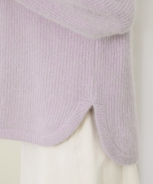 ROPE'（ロペ）の「【シリーズ】ラクーンウールボトルネックニット（ニット/セーター・レディース・ブラウン/クリーム/パープル系その他/キナリ・38）」の15枚目の写真