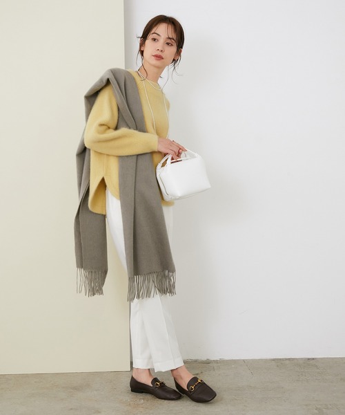 ROPE'（ロペ）の「【シリーズ】ラクーンウールボトルネックニット（ニット/セーター・レディース・ブラウン/クリーム/パープル系その他/キナリ・38）」の5枚目の写真