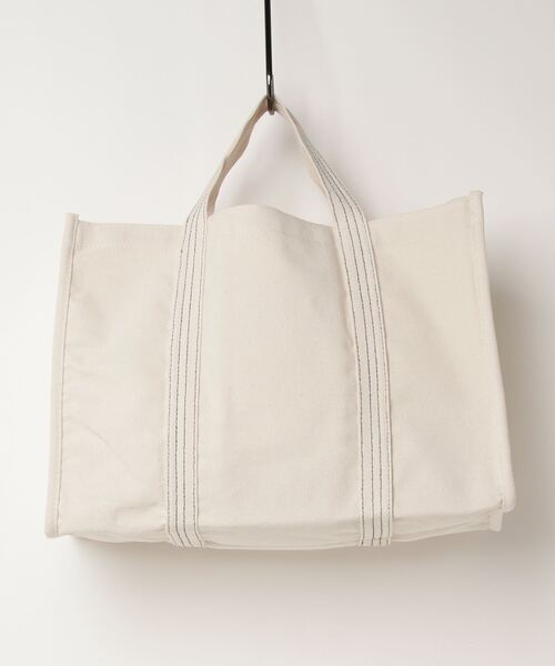 MAISON BREEZE（メゾンブリーズ）の「【MAISON BREEZE】ビッグヘビーキャンバスツールバッグ KNF（トートバッグ・レディース・ホワイト・FREE）」の4枚目の写真