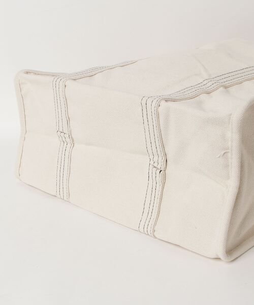 MAISON BREEZE（メゾンブリーズ）の「【MAISON BREEZE】ビッグヘビーキャンバスツールバッグ KNF（トートバッグ・レディース・ホワイト・FREE）」の6枚目の写真