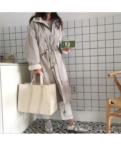 MAISON BREEZE（メゾンブリーズ）の「【MAISON BREEZE】ビッグヘビーキャンバスツールバッグ KNF（トートバッグ・レディース・ホワイト・FREE）」の3枚目の写真