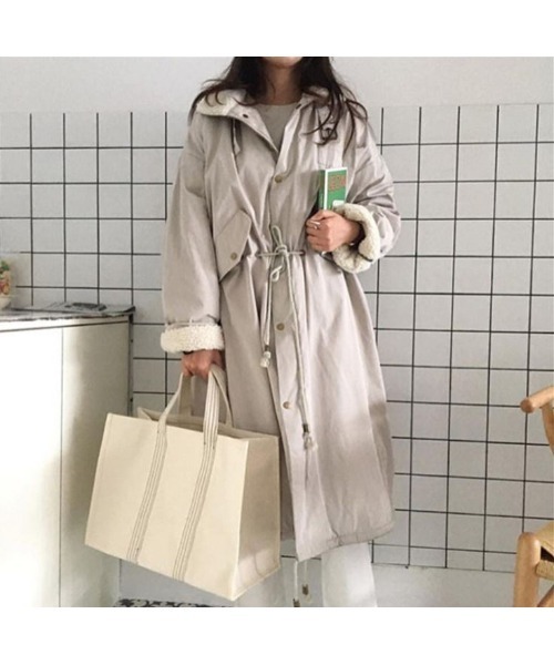 MAISON BREEZE（メゾンブリーズ）の「【MAISON BREEZE】ビッグヘビーキャンバスツールバッグ KNF（トートバッグ・レディース・ホワイト・FREE）」の5枚目の写真