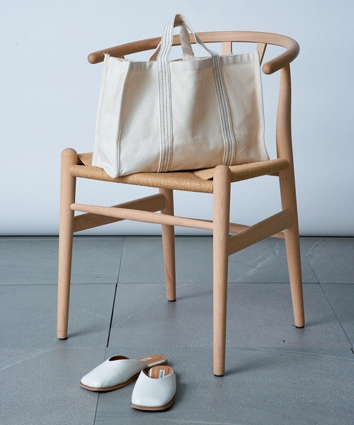 MAISON BREEZE（メゾンブリーズ）の「【MAISON BREEZE】ビッグヘビーキャンバスツールバッグ KNF（トートバッグ・レディース・ホワイト・FREE）」の9枚目の写真