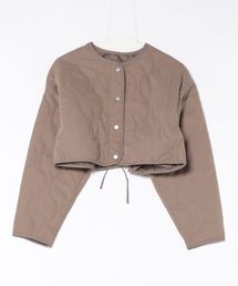 キルティングショートジャケット