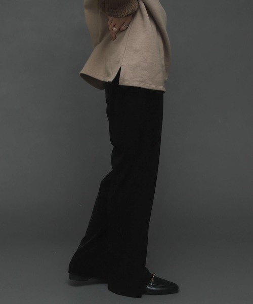 SENSE OF PLACE by URBAN RESEARCH(センスオブプレイスバイアーバンリサーチ)の「セルフカットベロアプリーツパンツ(その他パンツ・レディース・ライトグレー/ブラック/グリーン/ブラウン・ONE)」の21枚目の写真