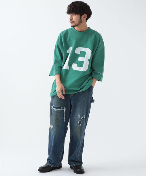 BEAMS（ビームス）の「BEAMS / リペア デニム ペインター パンツ（デニムパンツ・メンズ・インディゴブルー・SMALL/MEDIUM/LARGE/X-LARGE）」の5枚目の写真