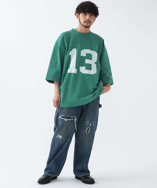 BEAMS（ビームス）の「BEAMS / リペア デニム ペインター パンツ（デニムパンツ・メンズ・インディゴブルー・SMALL/MEDIUM/LARGE/X-LARGE）」の10枚目の写真