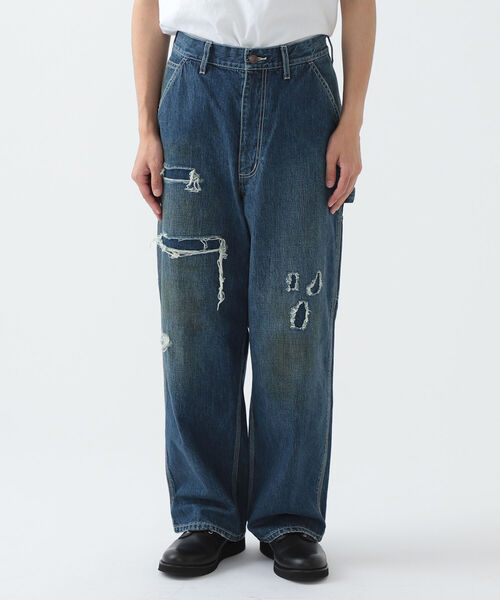 BEAMS（ビームス）の「BEAMS / リペア デニム ペインター パンツ（デニムパンツ・メンズ・インディゴブルー・SMALL/MEDIUM/LARGE/X-LARGE）」の14枚目の写真