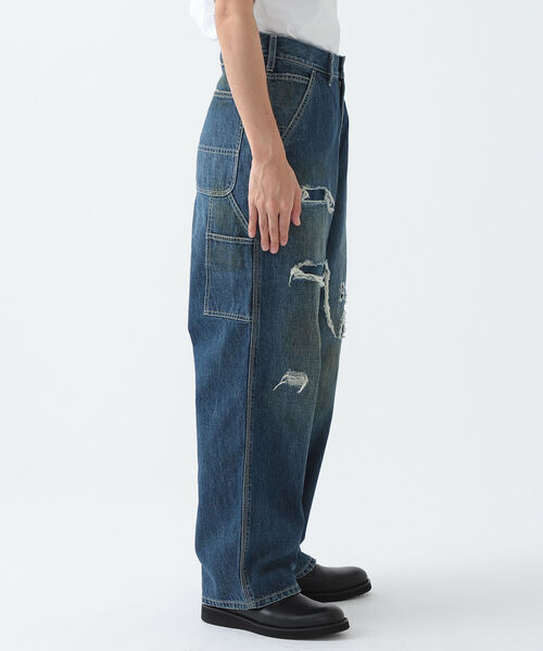 BEAMS（ビームス）の「BEAMS / リペア デニム ペインター パンツ（デニムパンツ・メンズ・インディゴブルー・SMALL/MEDIUM/LARGE/X-LARGE）」の6枚目の写真