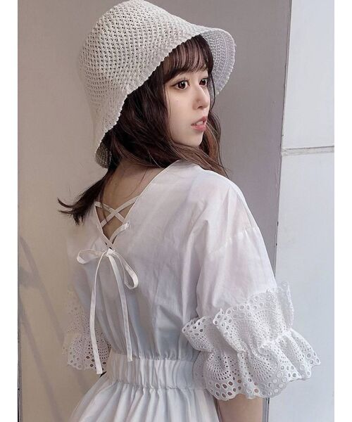 dazzlin（ダズリン）の「スリーブコットンシャツワンピース