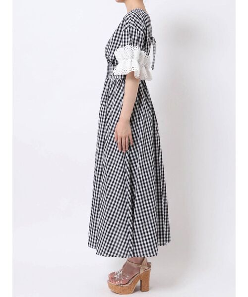 dazzlin（ダズリン）の「スリーブコットンシャツワンピース（ワンピース・レディース・ネイビー/オフホワイト/その他1・FREE）」の15枚目の写真