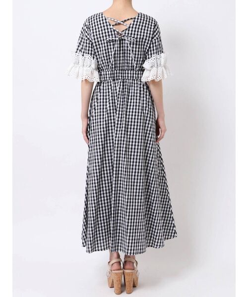 dazzlin（ダズリン）の「スリーブコットンシャツワンピース（ワンピース・レディース・ネイビー/オフホワイト/その他1・FREE）」の14枚目の写真