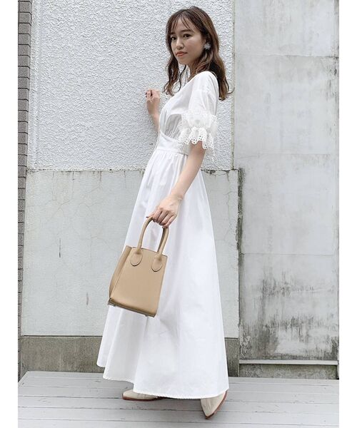 dazzlin（ダズリン）の「スリーブコットンシャツワンピース