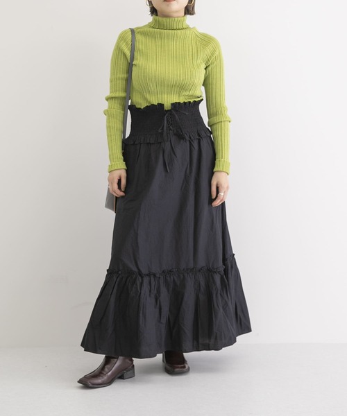 sea new york(シーニューヨーク)の「Sea New York RENE COTTON LACE UP SKIRT(スカート・レディース・ブラック・SMALL)」の14枚目の写真