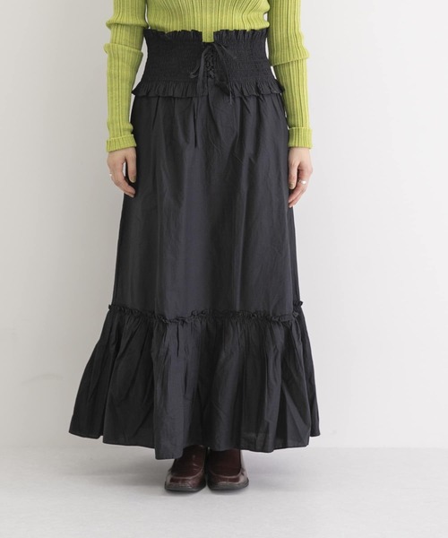 sea new york(シーニューヨーク)の「Sea New York RENE COTTON LACE UP SKIRT(スカート・レディース・ブラック・SMALL)」の17枚目の写真
