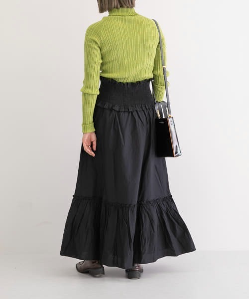 sea new york(シーニューヨーク)の「Sea New York RENE COTTON LACE UP SKIRT(スカート・レディース・ブラック・SMALL)」の8枚目の写真