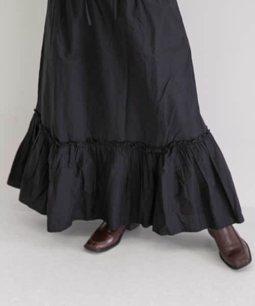 sea new york(シーニューヨーク)の「Sea New York RENE COTTON LACE UP SKIRT(スカート・レディース・ブラック・SMALL)」の3枚目の写真