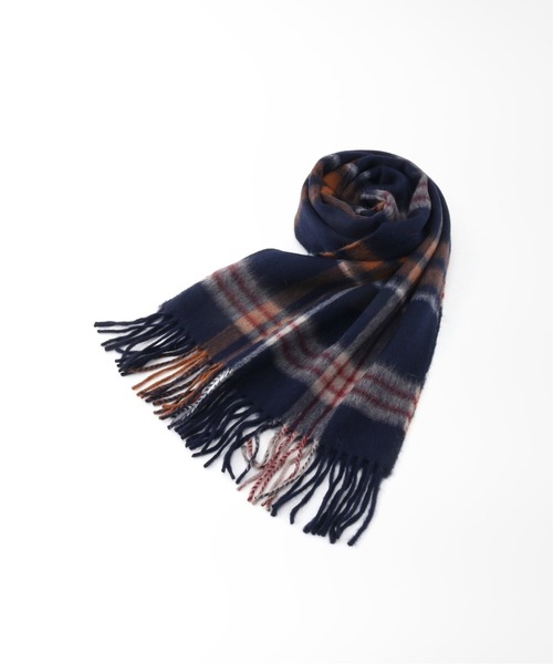 EDIFICE SELECT(エディフィスセレクト)の「【BEGG&Co / ベグアンドコー】Birnie 32*180(マフラー・メンズ・ネイビー/グリーン・FREE)」の1枚目の写真