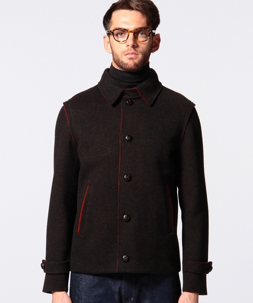UNITED ARROWS(ユナイテッドアローズ)の「<LODENTAL(ローデンタル)> SHORT LODEN COAT(その他アウター・メンズ・グレー・48)」の7枚目の写真