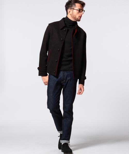 UNITED ARROWS(ユナイテッドアローズ)の「<LODENTAL(ローデンタル)> SHORT LODEN COAT(その他アウター・メンズ・グレー・48)」の9枚目の写真
