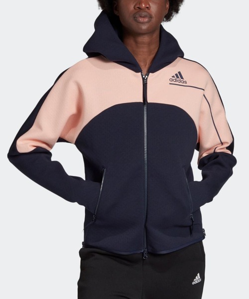 ブランド古着 ジップアップパーカー パーカー Adidas アディダス のファッション通販 Zozoused