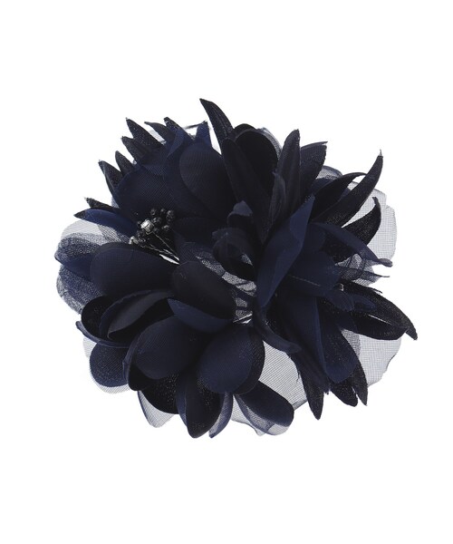 UNTITLED（アンタイトル）の「◆ブーケフラワーコサージュ（ブローチ/コサージュ・レディース・オフホワイト/ネイビー/ピンク系その他/サックスブルー系4・00）」の3枚目の写真