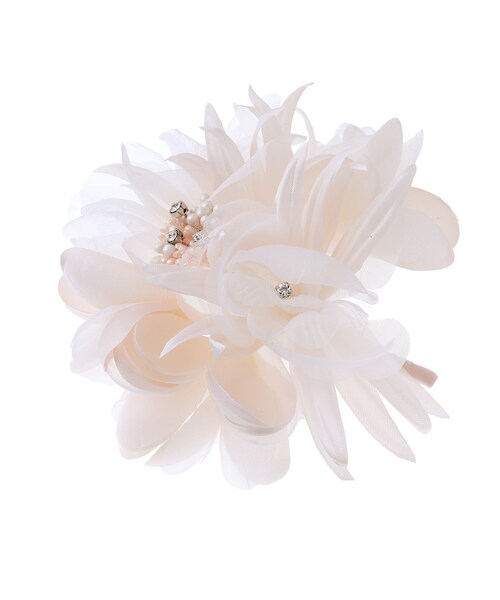 UNTITLED（アンタイトル）の「◆ブーケフラワーコサージュ（ブローチ/コサージュ・レディース・オフホワイト/ネイビー/ピンク系その他/サックスブルー系4・00）」の4枚目の写真