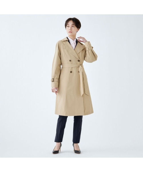 Samantha コート SUIT SELECT × Samantha Thavasa】バックプリーツ・トレンチ
