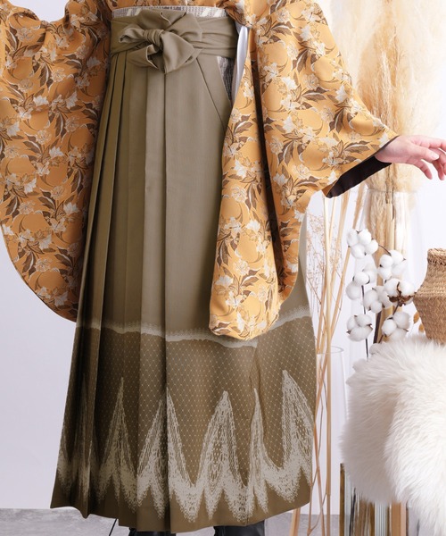 utatane（ウタタネ）の「袴セット ニコアンティーク（着物