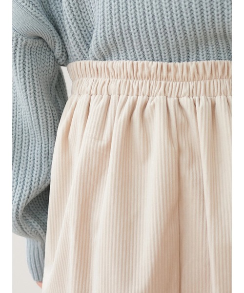 RAY CASSIN FAVORI（レイカズンフェバリ）の「・RAY CASSIN コーデュロイナロースカート＊（スカート・レディース・アイボリー/ブラック/ベージュ/グリーン・FREE）」の11枚目の写真