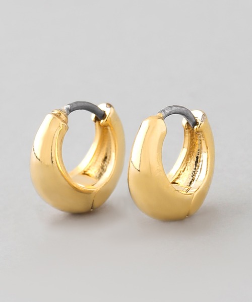 ANEMONE(アネモネ)の「ドロップラインミニフープピアス(ピアス(両耳用)・レディース・ゴールド/シルバー/ピンクゴールド・FREE)」の9枚目の写真