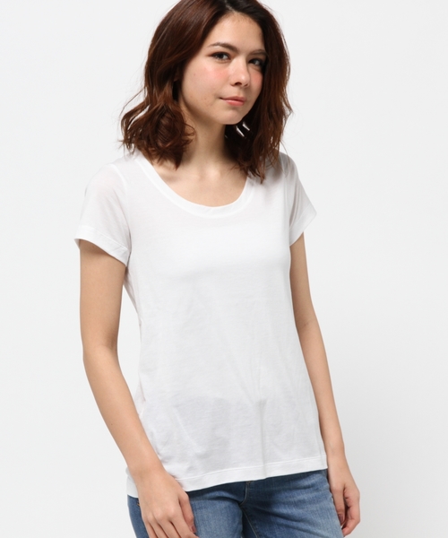 ジユウク 自由区/jiyuku トップス 半袖カットソー サイズ46 XL アイボリー レディース 自由区⁄jiyuku(ジユウク) 半袖カットソー サイズ40 M レディース