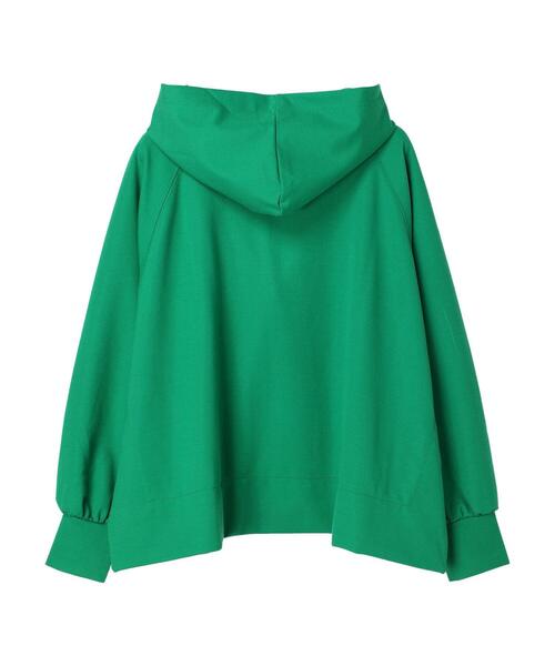 Green　Parks（グリーンパークス）の「ポンチ風パーカー＊（パーカー・レディース・ネイビー/オフホワイト/グリーン・FREE）」の16枚目の写真