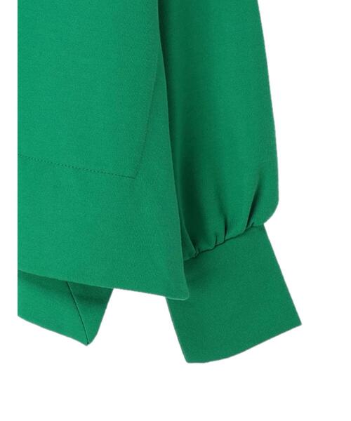 Green　Parks（グリーンパークス）の「ポンチ風パーカー＊（パーカー・レディース・ネイビー/オフホワイト/グリーン・FREE）」の18枚目の写真