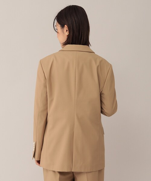 UNTITLED（アンタイトル）の「◆ドライボイルギャバテーラードジャケット（テーラードジャケット・レディース・キャメル・01/02/03）」の6枚目の写真