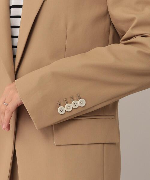 UNTITLED（アンタイトル）の「◆ドライボイルギャバテーラードジャケット（テーラードジャケット・レディース・キャメル・01/02/03）」の8枚目の写真