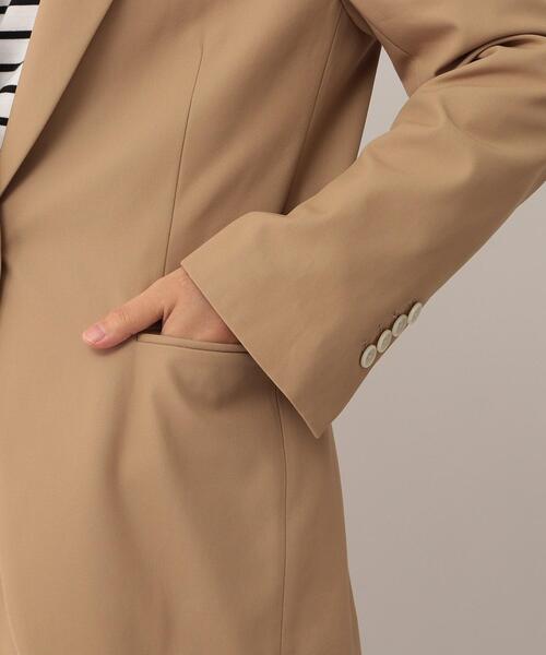 UNTITLED（アンタイトル）の「◆ドライボイルギャバテーラードジャケット（テーラードジャケット・レディース・キャメル・01/02/03）」の10枚目の写真