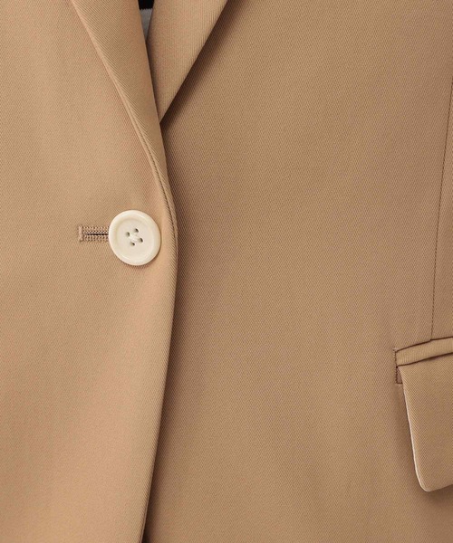 UNTITLED（アンタイトル）の「◆ドライボイルギャバテーラードジャケット（テーラードジャケット・レディース・キャメル・01/02/03）」の11枚目の写真