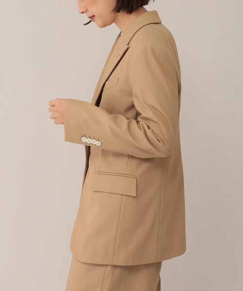 UNTITLED（アンタイトル）の「◆ドライボイルギャバテーラードジャケット（テーラードジャケット・レディース・キャメル・01/02/03）」の16枚目の写真