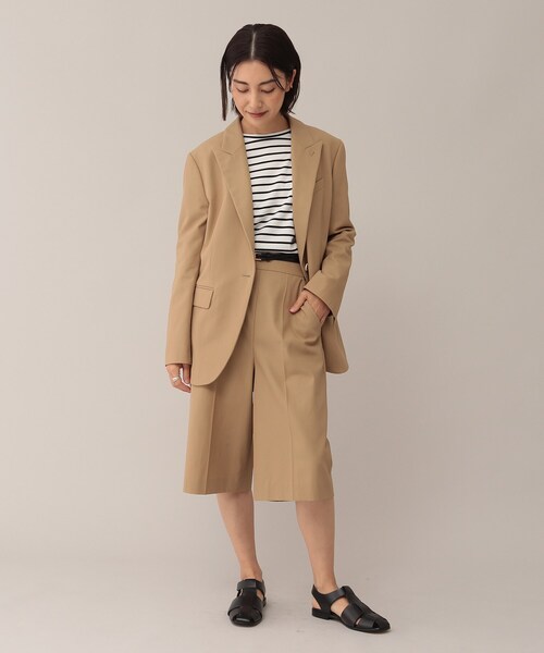 UNTITLED（アンタイトル）の「◆ドライボイルギャバテーラードジャケット（テーラードジャケット・レディース・キャメル・01/02/03）」の21枚目の写真