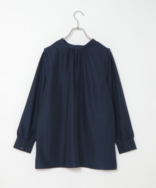 ikka(イッカ)の「【Sサイズ WEB限定】バンドカラー前後2WAYチュニック(シャツ/ブラウス・レディース・オフホワイト/ミント/ネイビー/その他1・S/M/L)」の6枚目の写真