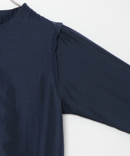 ikka(イッカ)の「【Sサイズ WEB限定】バンドカラー前後2WAYチュニック(シャツ/ブラウス・レディース・オフホワイト/ミント/ネイビー/その他1・S/M/L)」の7枚目の写真