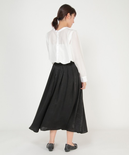 ikka(イッカ)の「【Sサイズ WEB限定】バンドカラー前後2WAYチュニック(シャツ/ブラウス・レディース・オフホワイト/ミント/ネイビー/その他1・S/M/L)」の20枚目の写真