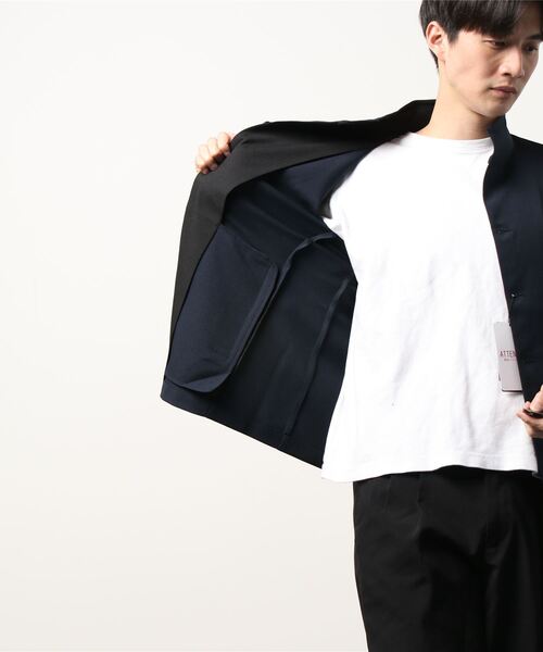 HIDEAWAYS NICOLE（ハイダウェイニコル）の「七分袖スタンドカラーカバーオール（その他アウター・メンズ・ライトグレー/ネイビー/チャコールグレー・LARGE/MEDIUM/X-LARGE）」の18枚目の写真